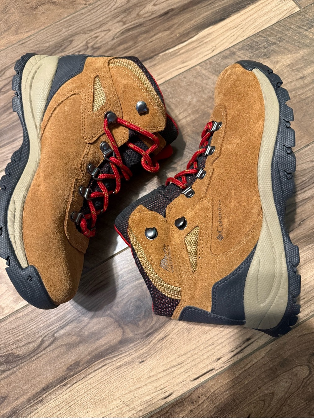 Columbia Waterproof Brown Suede Hiking Boots